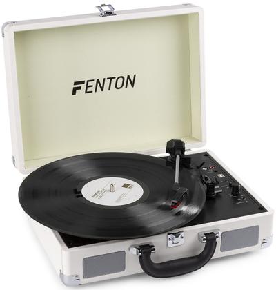 Fenton RP115D RecordPlayer Briefcase With BT (Creme)
